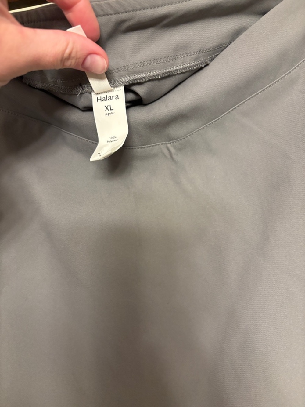 HALARA Gray Skirt Quick Dry Material with Zipper MSRP $39 NWT XL - Picture 2 of 3
